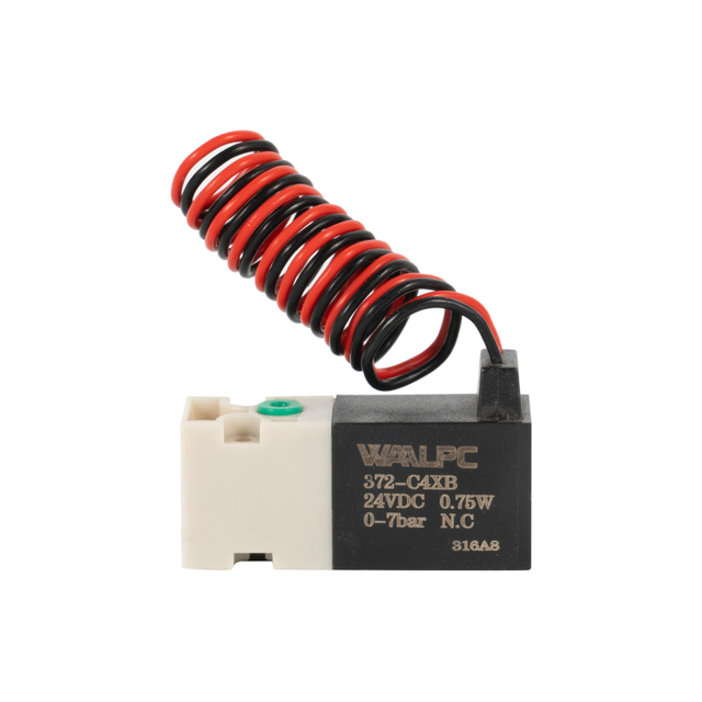 372-C4XB Metalwork Tipo 10 mm normalmente cerrado (NC) Válvula solenoide 2/2 2/3 Camino para textiles, atención médica, semiconductores DC6V/12V/24V