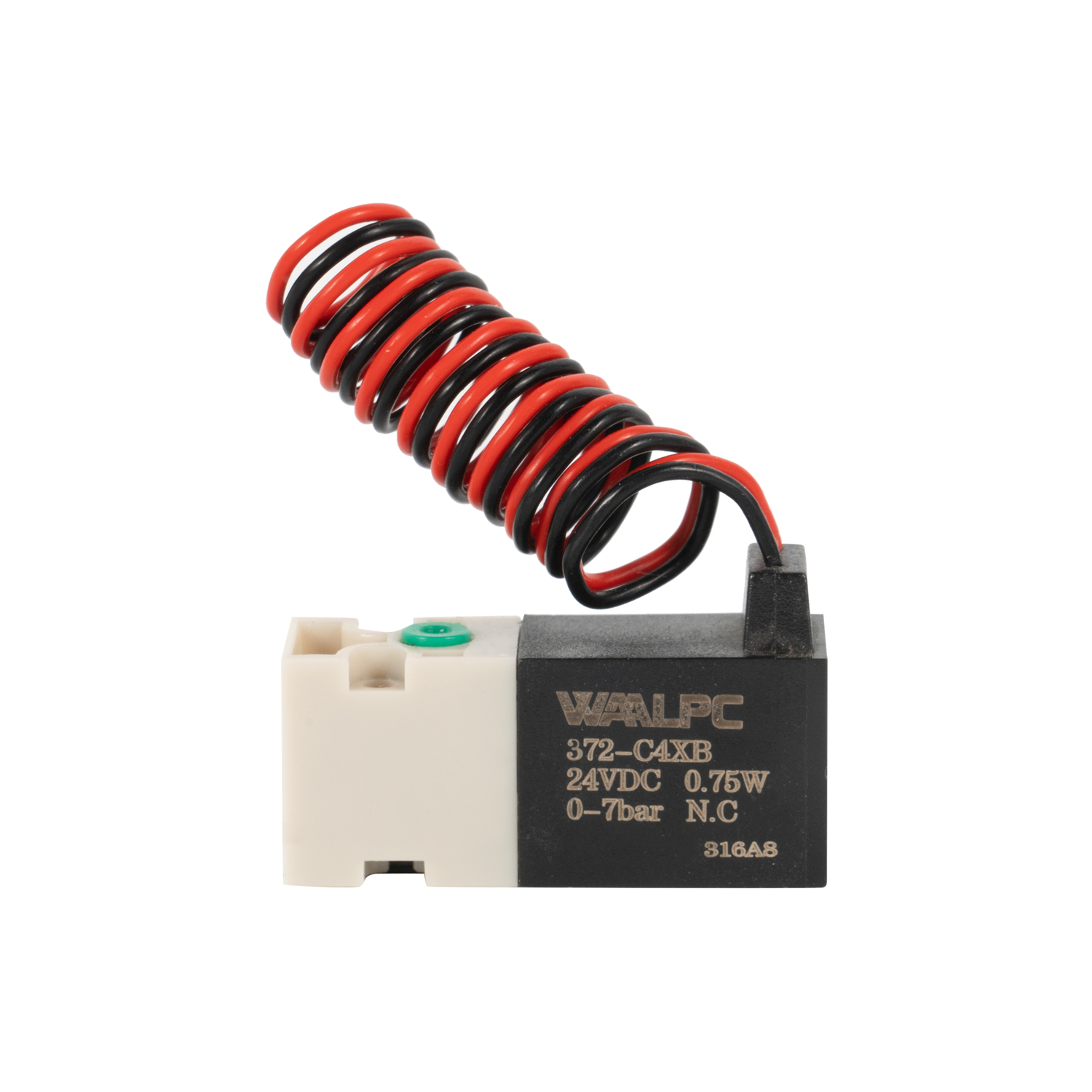 372-C4XB METALWORK type 10mm normally closed (NC) Mini Solenoid Valve 2/2 2/3 way for Textile, Healthcare, Semiconductors DC6V/12V/24V