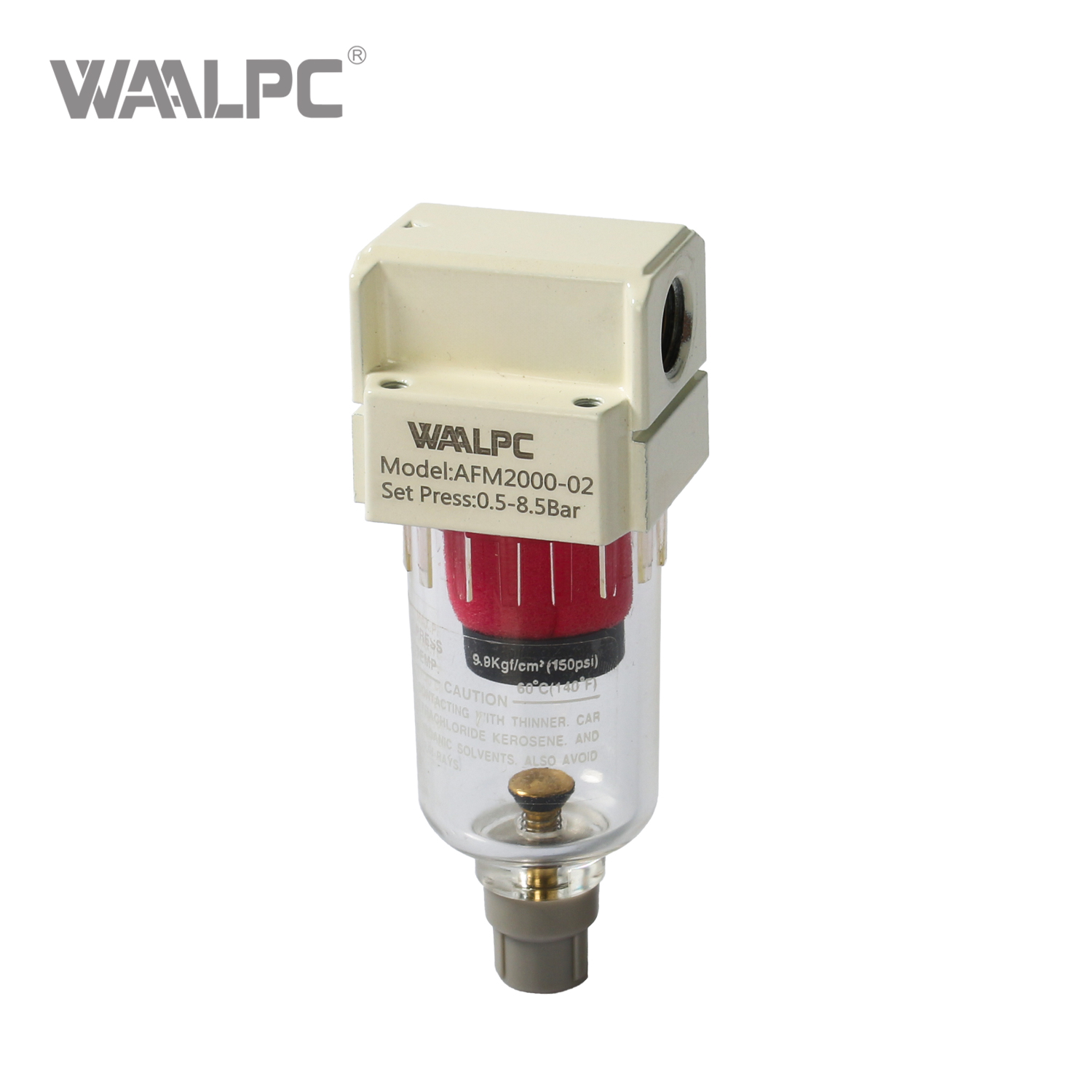 0.3um 0.01um Precision Air Line Filter | Micrometer Adjustable Oil Drip Rate | for Tools, Cylinders & Valves