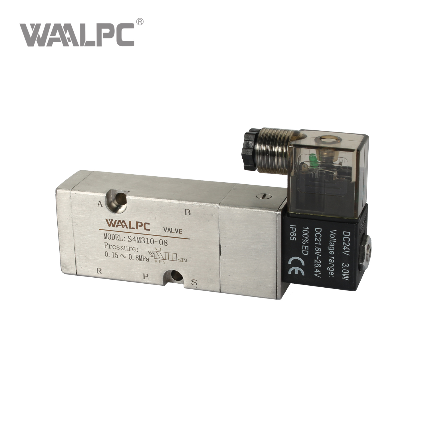 Industrial 4V Series Solenoid Valve - Full Stainless Steel Construction