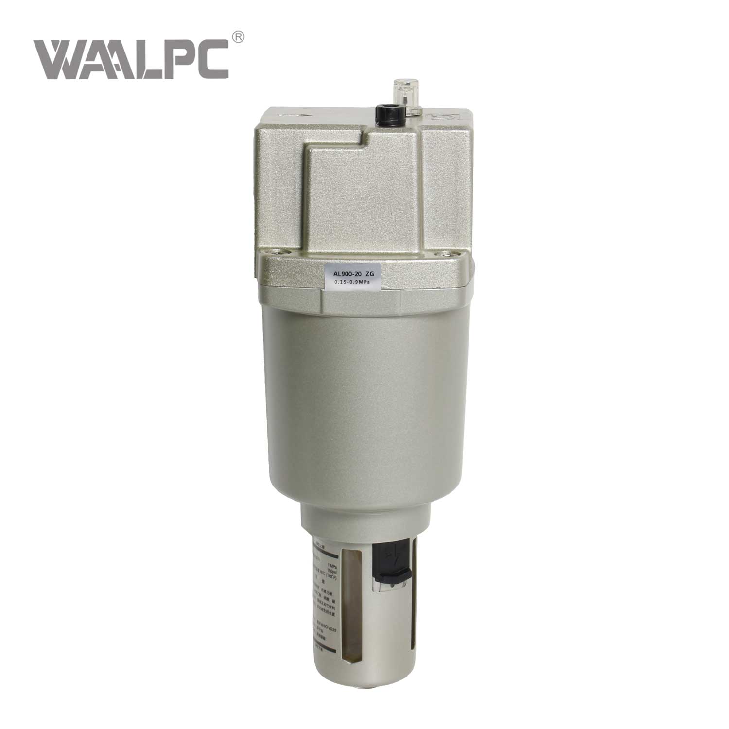 High Flow Air Line Lubricator Large Oil Mist Capacity Industrial Grade Pneumatic Lubrication System