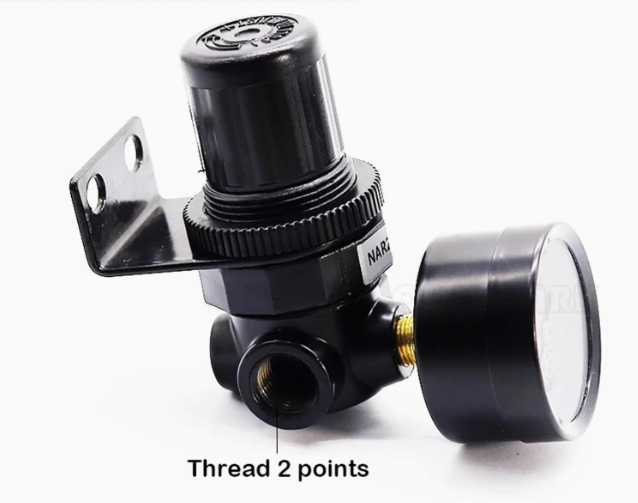 Norgren G1/4'' G1/8'' Thread Industrial Pressure Regulator with 20bar Inlet Pressure for Pneumatic Systems