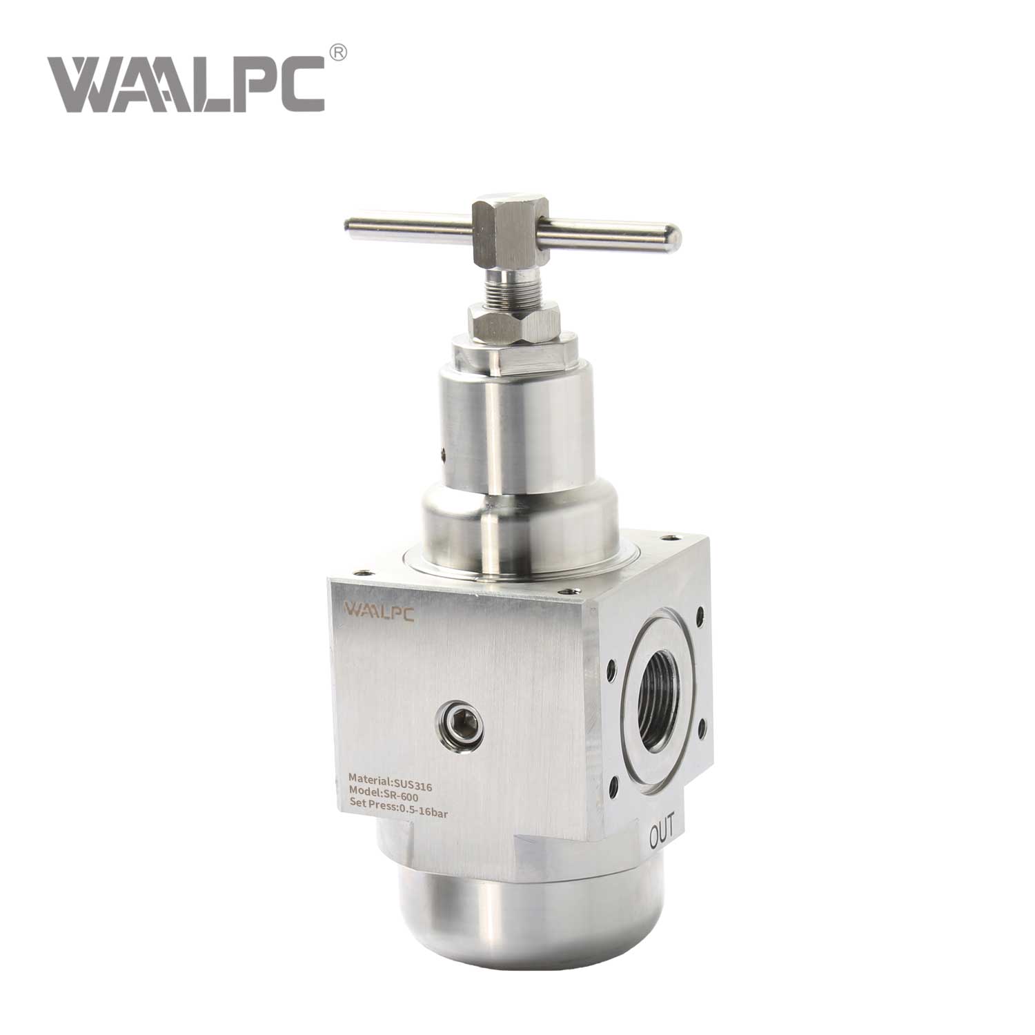20Bar 2MPa Air Source Treatment 1'' 1/2'' NPT PT Pneumatic 316 SS Stainless Steel Air Pressure Regulator