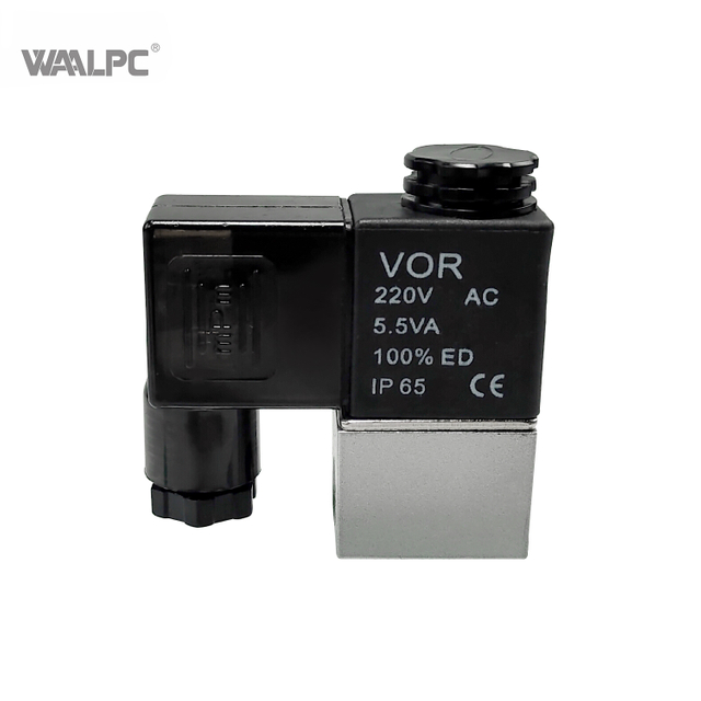 2/2-Way Solenoid Valves 2V025 Rapid Response Pneumatic Control Valves PT1/8‘’ Normally Closed for Industrial Automation