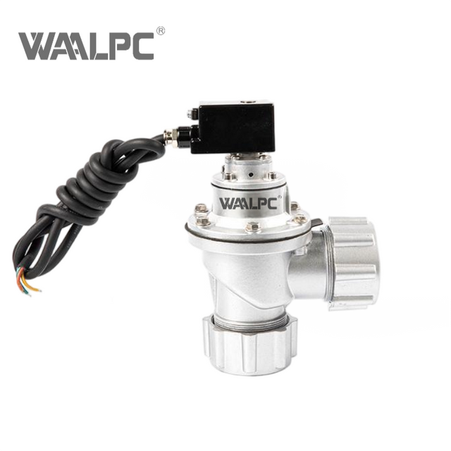 Heavy Duty Right-Angle Mounting Electromagnetic Pulse Diaphragm Valve with IP65 Protection - High Flow Rate for Cement Plant Dust Removal & Pneumatic Conveying