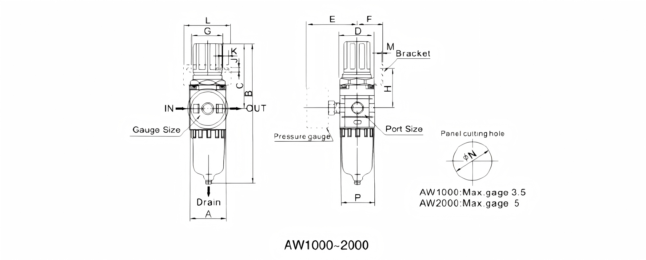 Air filter regulator
