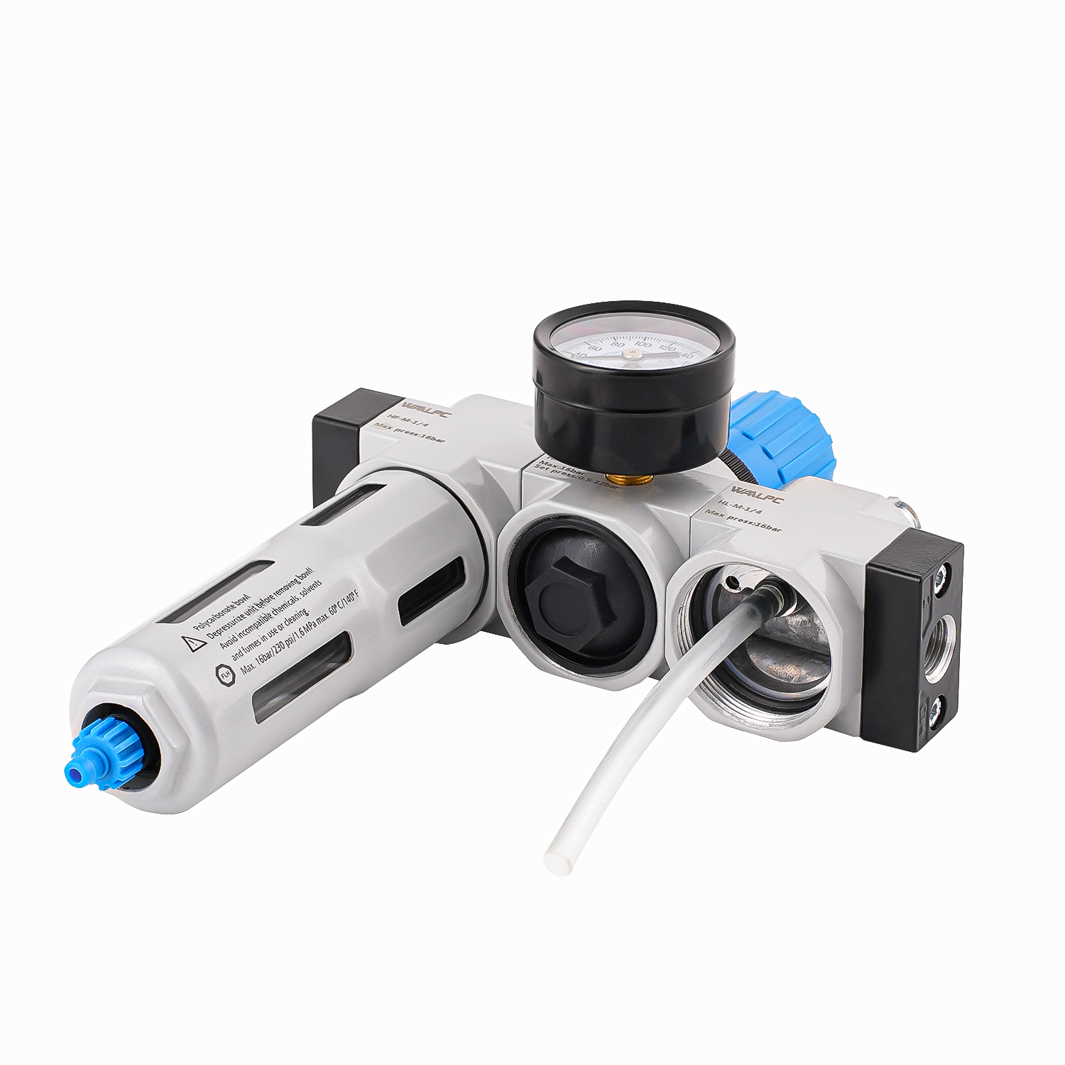 HC-MINI Festo 3/4'' 1/2'' 1/4'' 3/8'' NPT/PT/G OEM Pneumatic Compressed Pressure Regulating Valve Air Filter Regulator Lubricator Gauge RoHS FRL