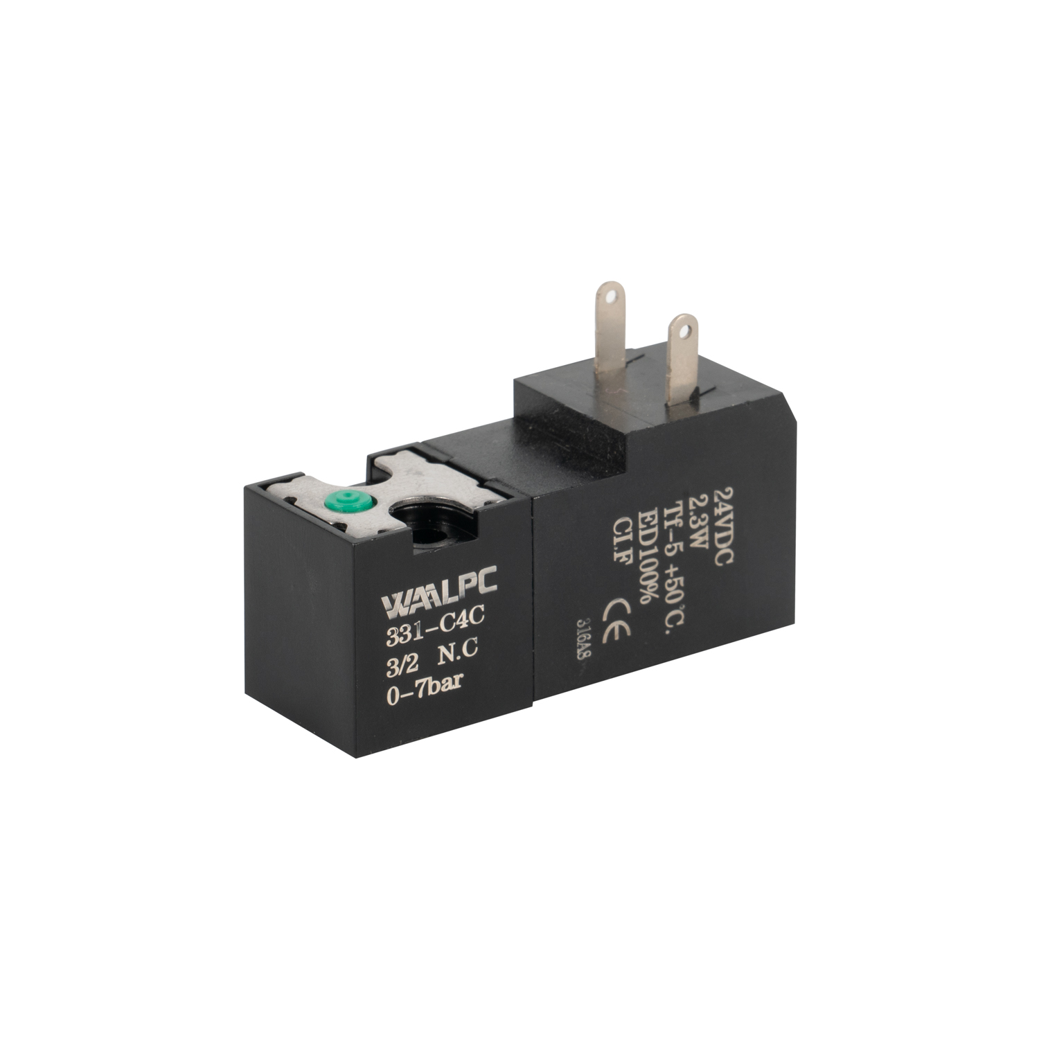 331-C4C 15mm Pneumatic 6V/12V/24V 3/2 NC Pilot Solenoid Valves for Sock Knitting Machine