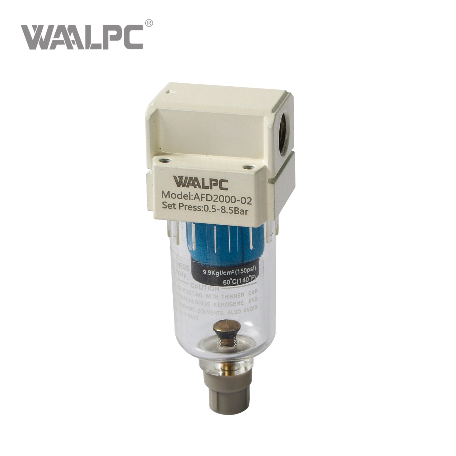 0.3um 0.01um Precision Air Line Filter | Micrometer Adjustable Oil Drip Rate | for Tools, Cylinders & Valves