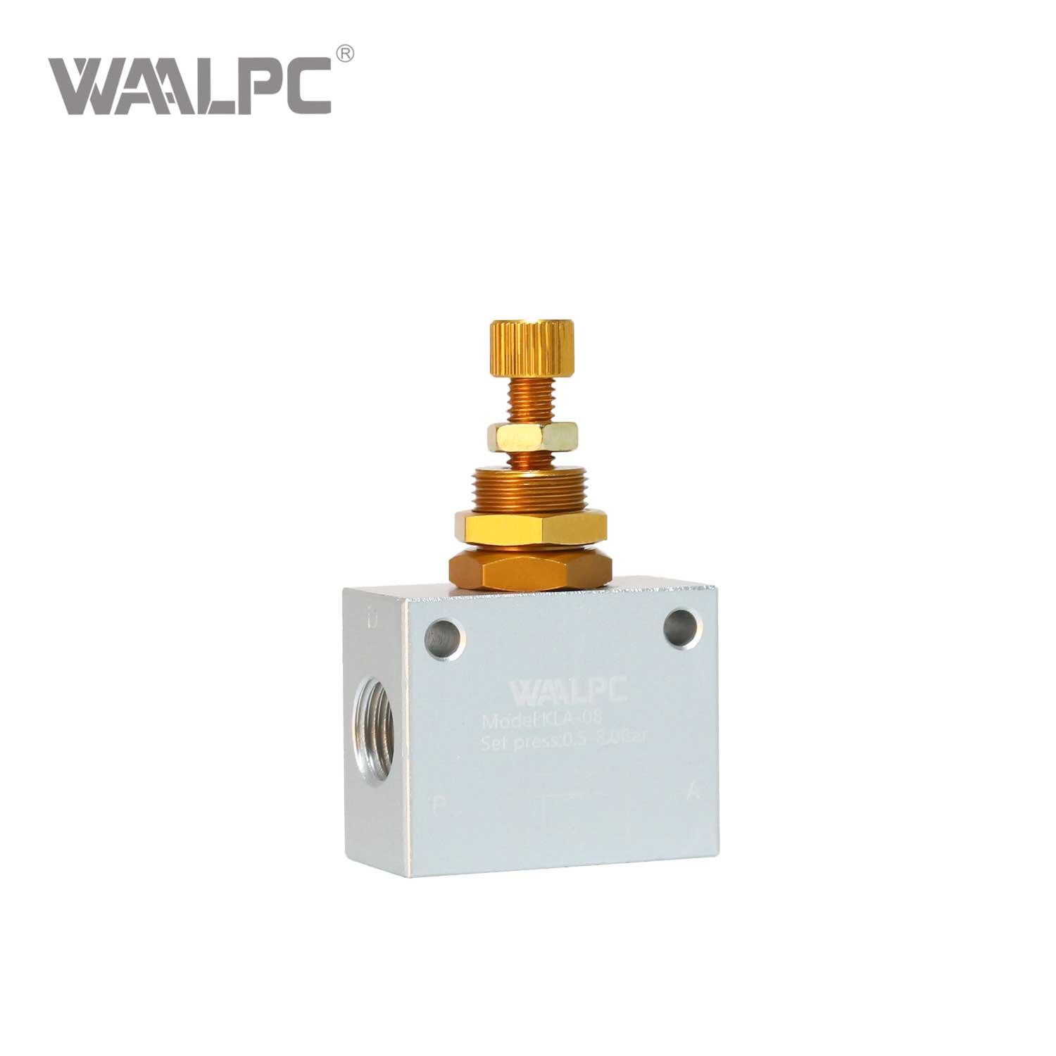 One Way Restrictive Air Flow Control Valve KLA Series Adjustable Speed Control Solution