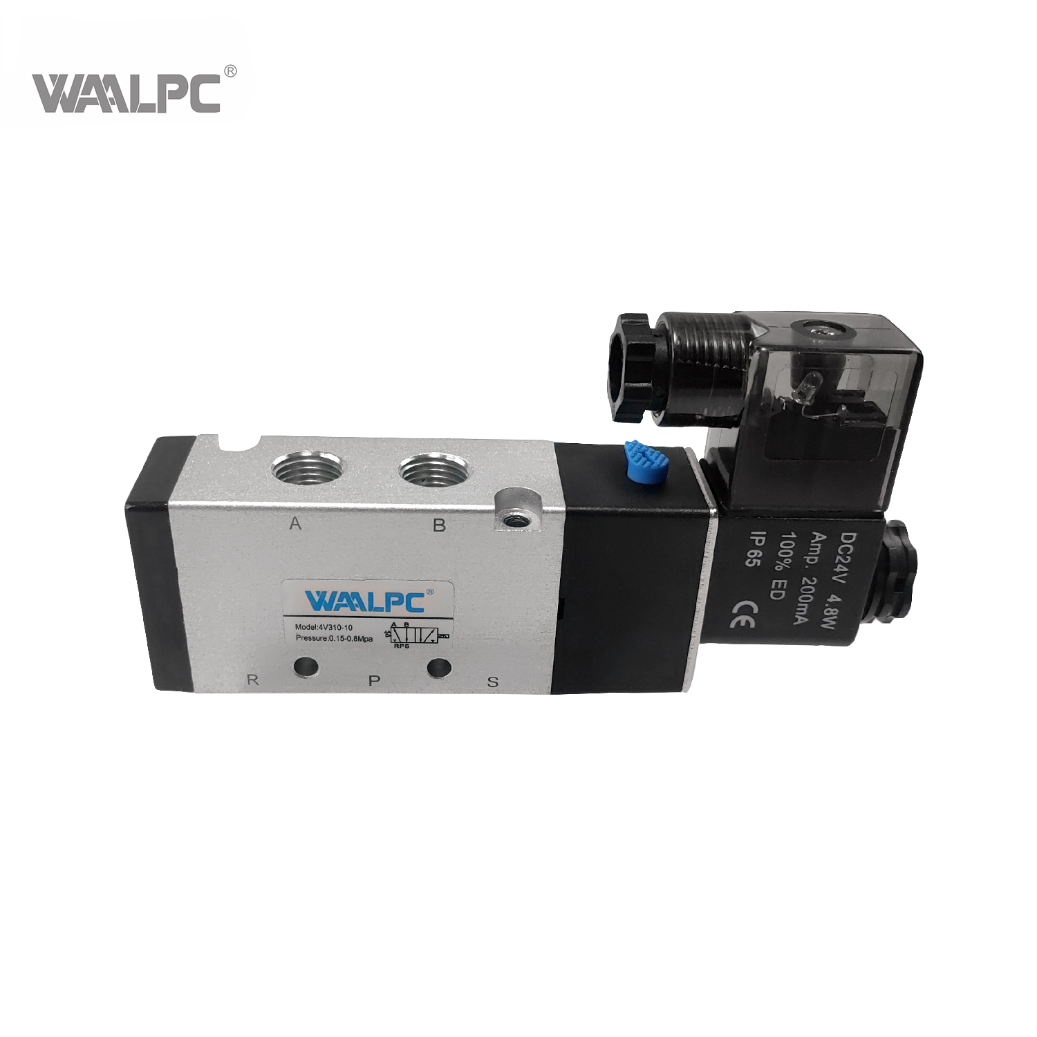 High Performance 4V300 Series 5/2 Way Pneumatic Solenoid Valve with PT3/8 Port for Heavy Duty Automation