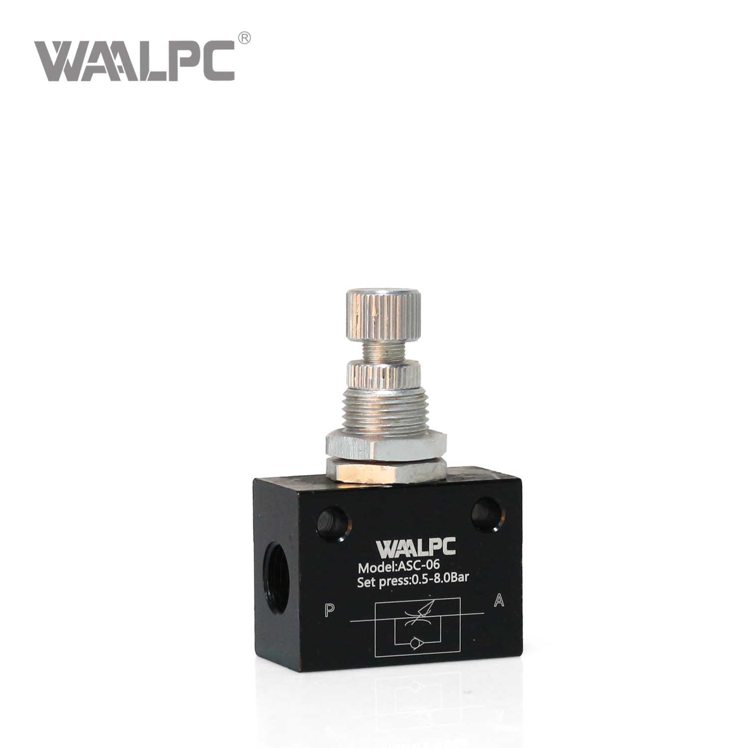 Gas Flow Control Valve ASC One-Way Throttle Valve Pneumaic Components