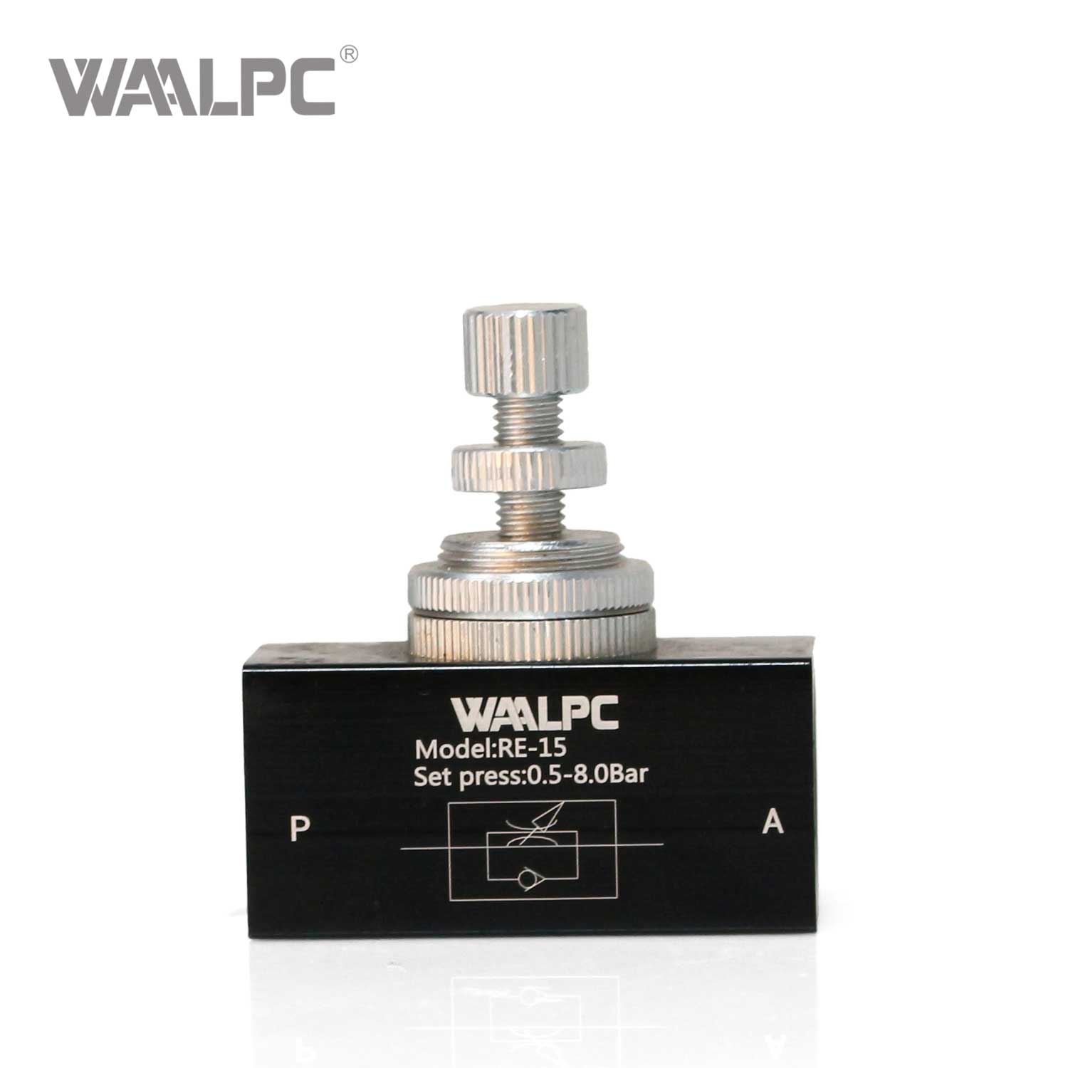 Pneumatic Air Flow Speed Control Valve RE-15 Throttle Valve G1/2'' Port