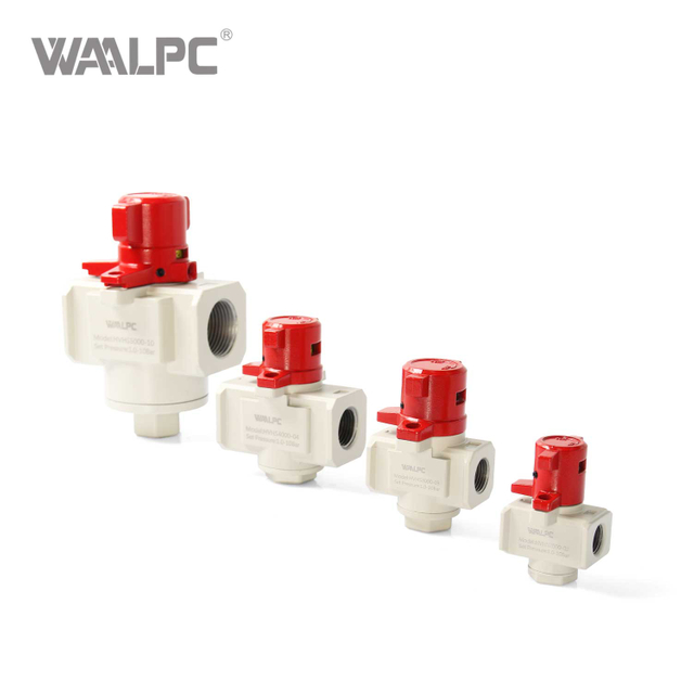 Valvola di scarico della pressione residua SMC Tipo 1/8 1/4 ′ ′ NPT Release di pressione regolabile della porta per sistemi idraulici/pneumatici (certificato CE/ISO)