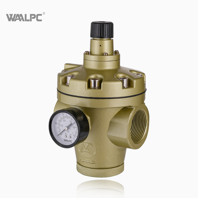 Air Pressure Reducing Valve Regulator Diecast Aluminium High Flow Compressed for Pneumatic Machinery