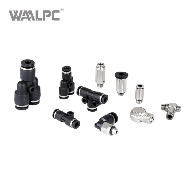  Pneumatic Plastic Connector Quick Air Flow Controller Throttle Valve Hose Pipeline Fitting