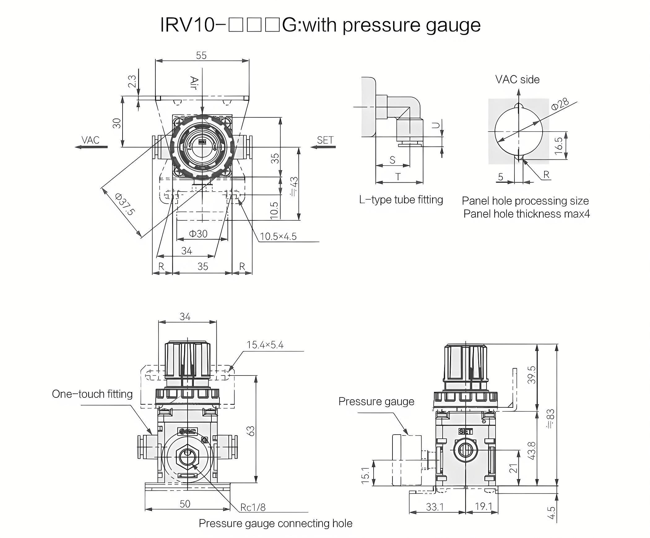 Vacuum regulator
