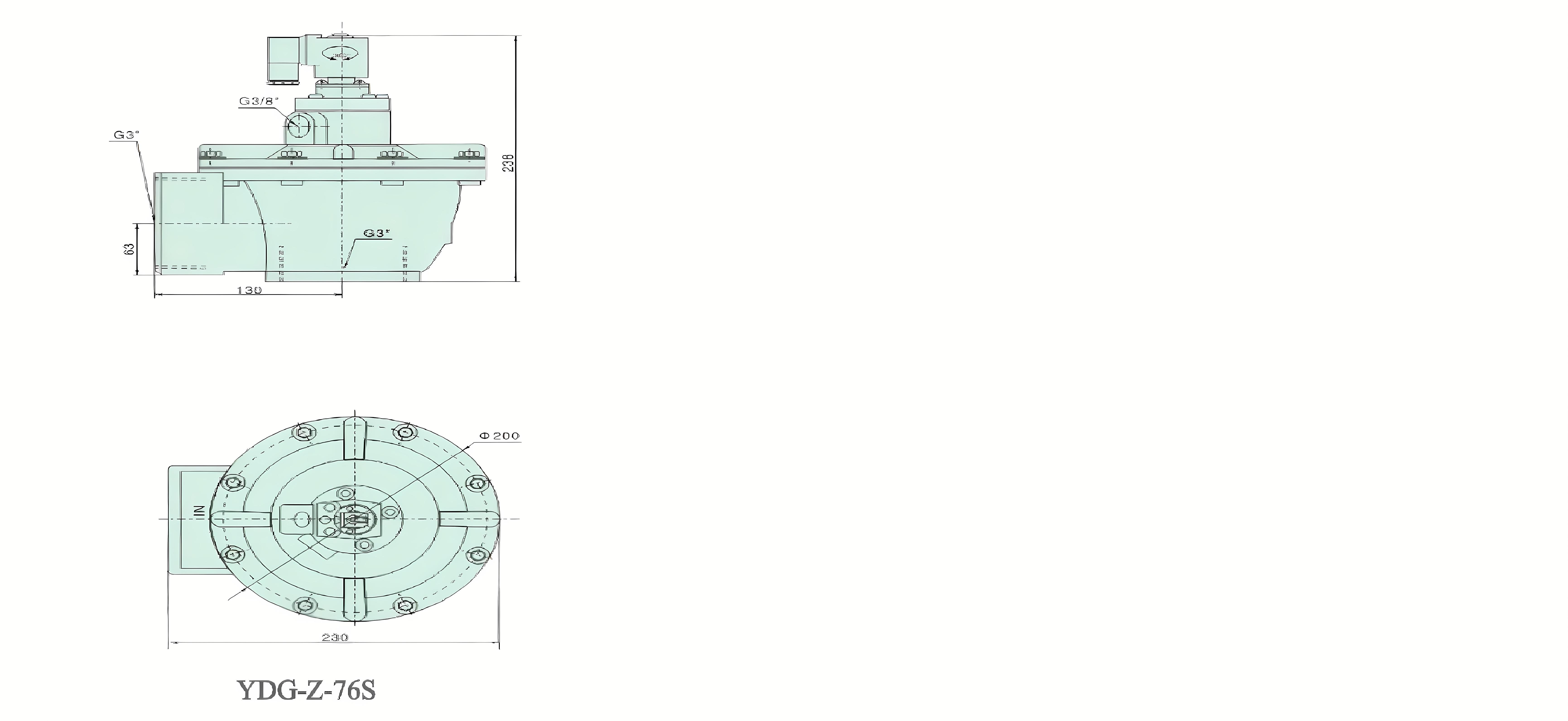 Pulse Valve YDG-Z Series STRUCTURE 3_