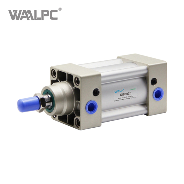 SI Series Standard Pneumatic Cylinder Double Acting Compact Design with Magnetic Piston And Multiple Mounting Options