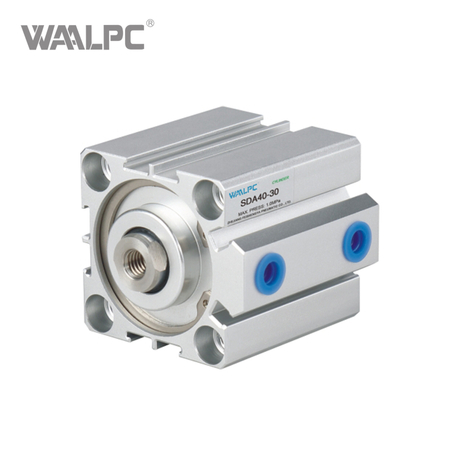 SDA Series Compact Space-Saving Pneumatic Cylinders with Magnetic Piston and Adjustable Cushioning for Industrial Automation
