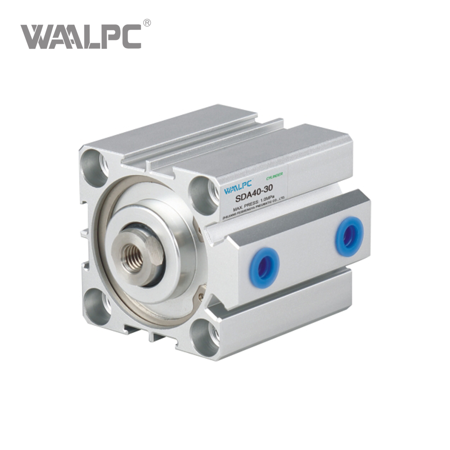 SDA Series Compact Space-Saving Pneumatic Cylinders with Magnetic Piston and Adjustable Cushioning for Industrial Automation