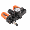AC2000 Orange SMC1/8'' 1/4'' SMC Type Pneumatic Compressed Air Filter Regulator Lubricator Valve Gauge Frl Pressure Reducing Valve Compressor