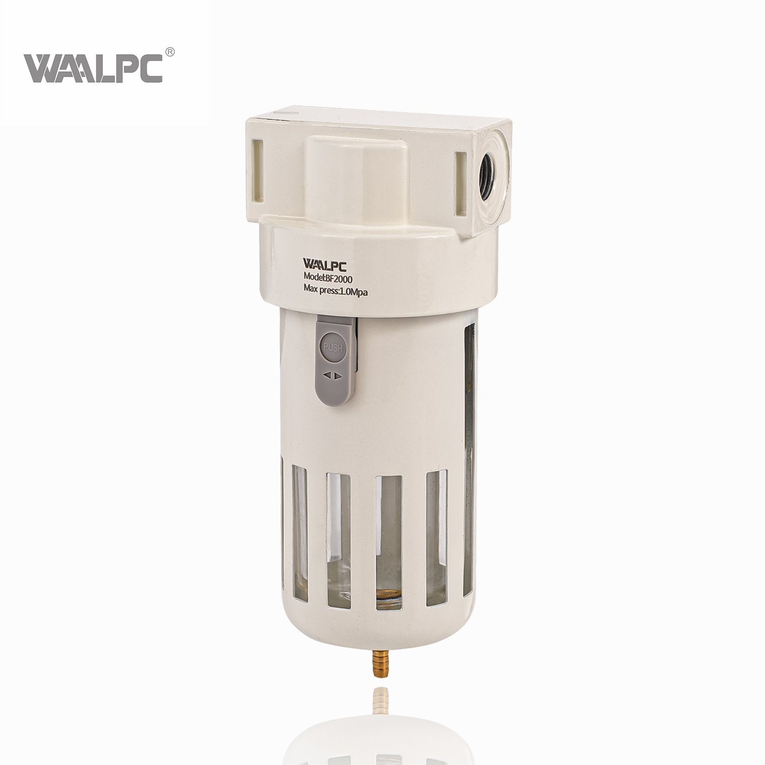 China Professional 5μm 40μm G1/2'' 1/4'' 1/8'' Auto Drain High Quality Frl Air Source Treatment Air Filter for Industrial Automation