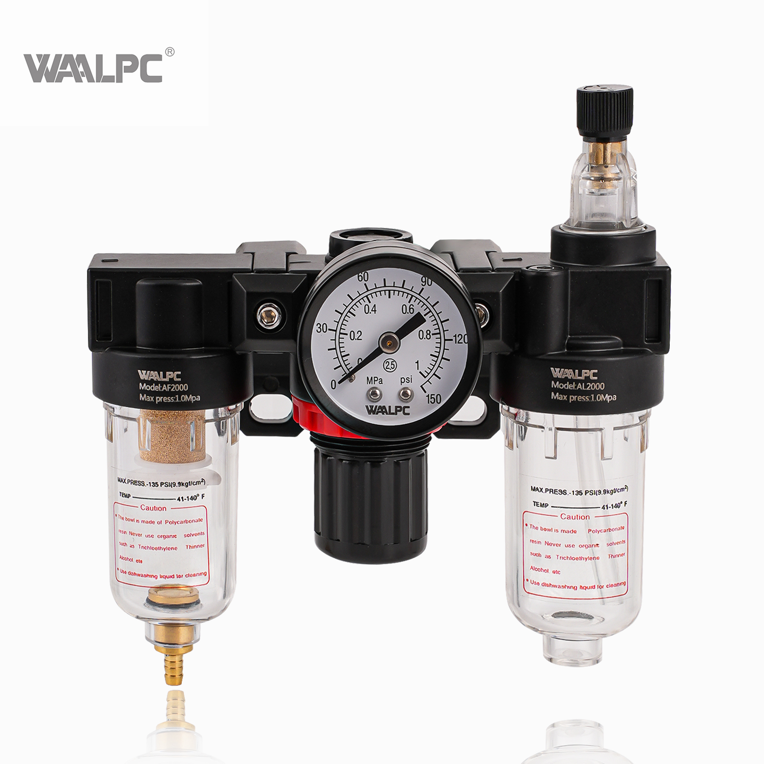 1/4 de polegada 3/8 '' 1/2 '' Airtac Air Source Tratamento