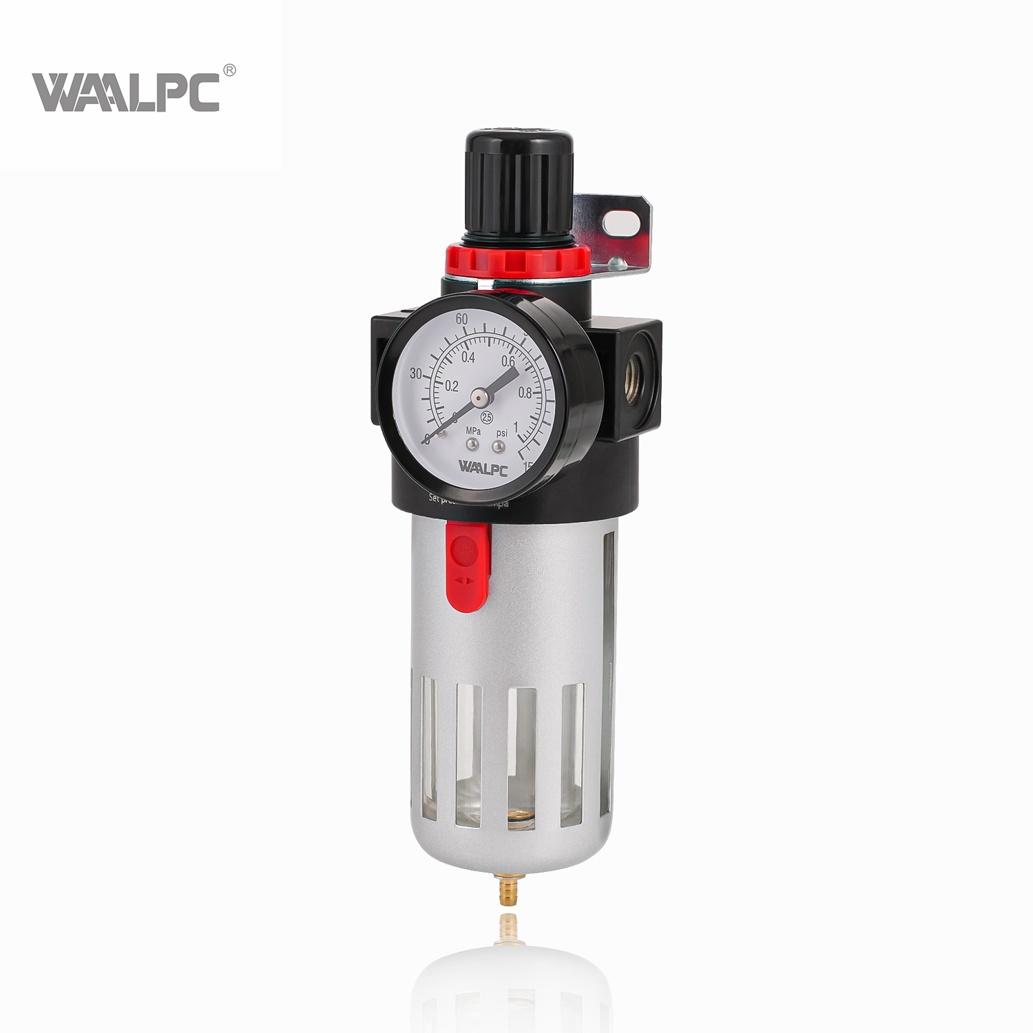AIRTAC Type AFR BFR2000 PT NPT G 1/8'' 1/4'' 3/8'' 1/2'' Compressed Air Filter Regulator for Pharmaceutical Industry