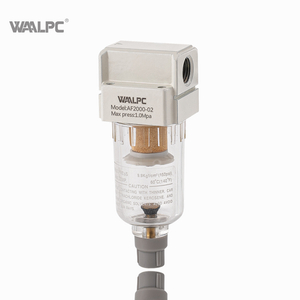 AF2000 white SMC Type 1/8′′ 1/4′′Top Quality Industrial Pneumatic Compressed Pressure Air Filter compressor semi auto drain