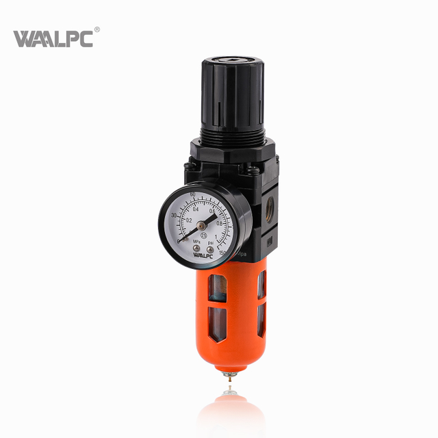 AW4000 SMC 3/8 ''1/2 ''3/4 ''공기 압축기 게이지가있는 공압 에어 필터 조절기 압력 감소 밸브 의료 5/25um