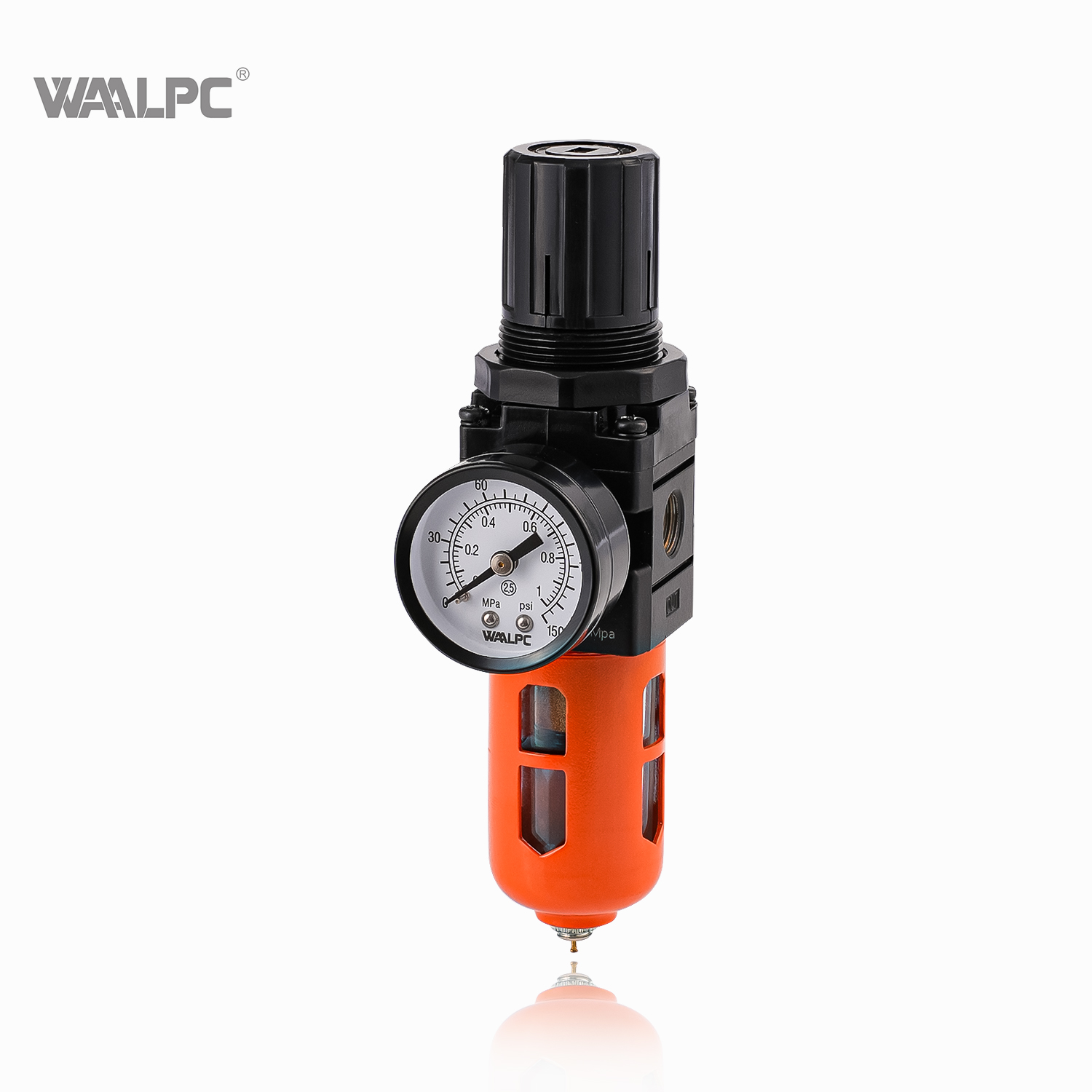 AW4000 SMC 3/8'' 1/2'' 3/4'' Pneumatic Air Filter Regulator Pressure reducing valve with Gauge for air compressor medical 5/25um