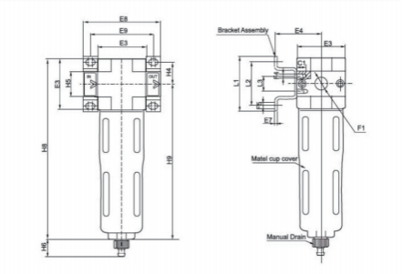 Semi-automatic filter