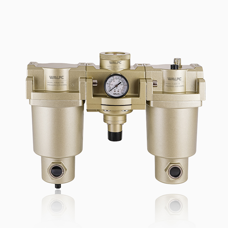 AC8000-15 1-1/2'' NPT High Flow Frl Air Pressure Regulator Valve Trap Filter Lubricator Moisture Oil Separator for Pneumatic Machinery