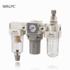 NAC2000 white SMC 1/4 1/8 in NPT Frl Pressure Regulating Valve Trap Filter Lubricator Air Regulator Moisture Oil Separator Auto Darin built in gauge Compressor