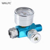 PQ Professional Air Source Treatment G1/4'' Pneumatic Pressure Regulator Aluminum Alloy1~4Bar Spray Paint Regulator