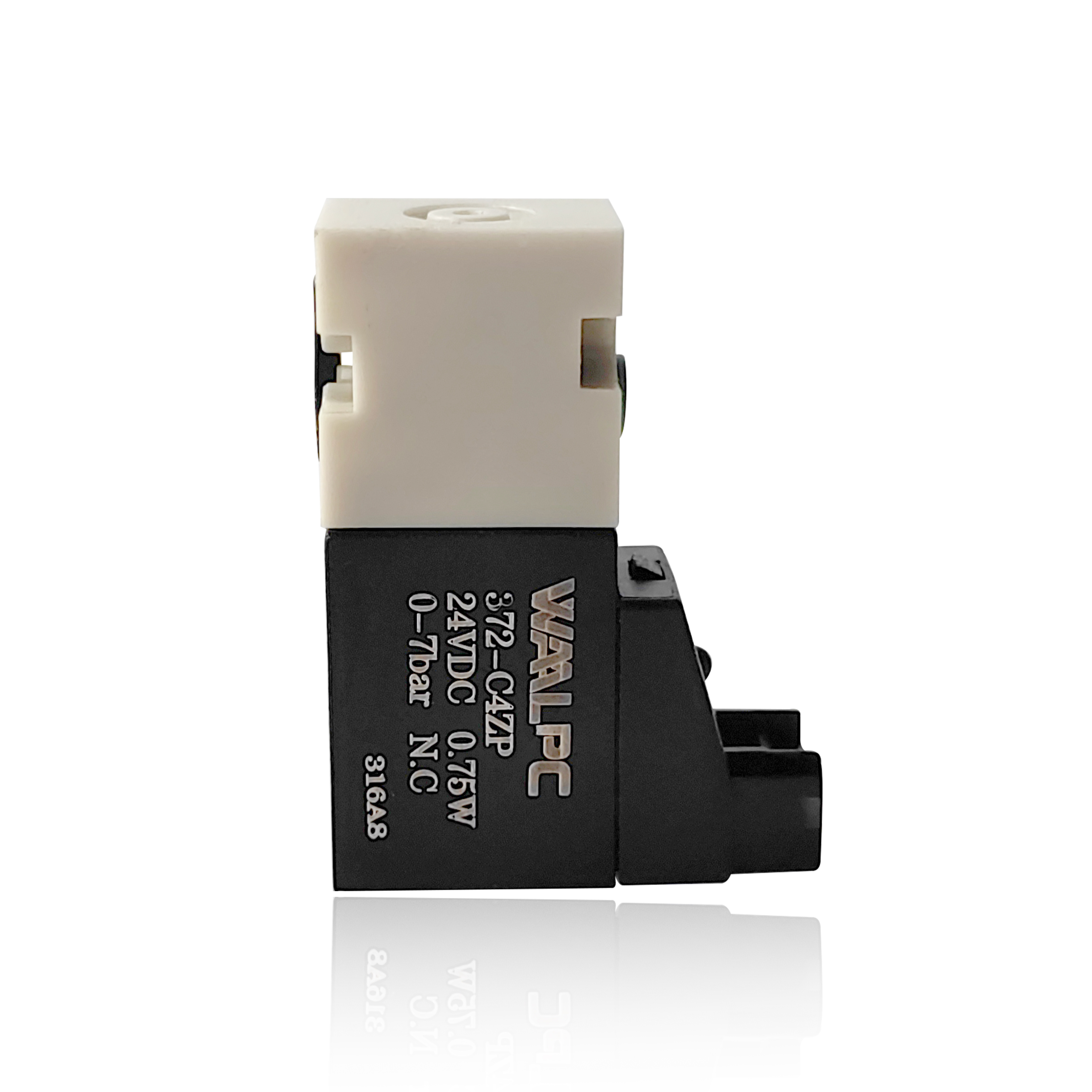 372-C4XB METALWORK type 10mm normally closed (NC) Mini Solenoid Valve 2/2 2/3 way for Textile, Healthcare, Semiconductors DC6V/12V/24V