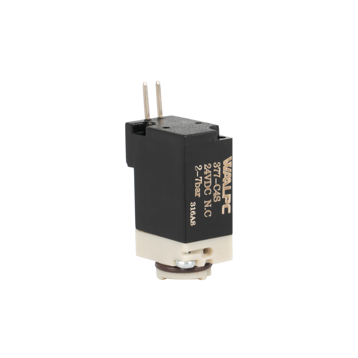 377-C4S 2/2 way PNEUMAX 10mm (NC) 0.75W Mini Solenoid Valve DIN socket connector for COLOSIO socks knitting machine DC6V/12V/24V