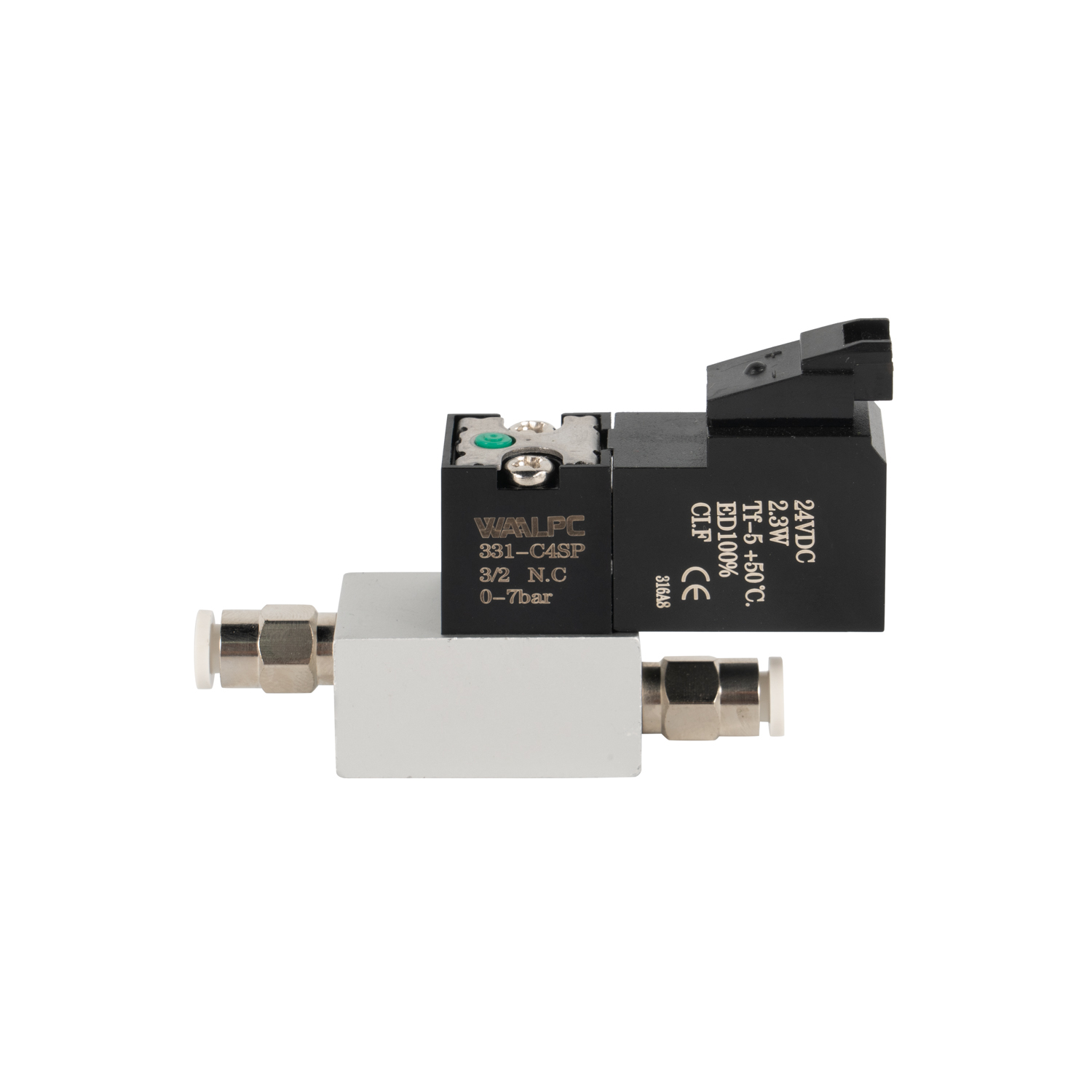 331-C4SP 15mm Pneumatic 6V/12V/24V 3/2 NC Pilot Solenoid Valves for medical industry respirators