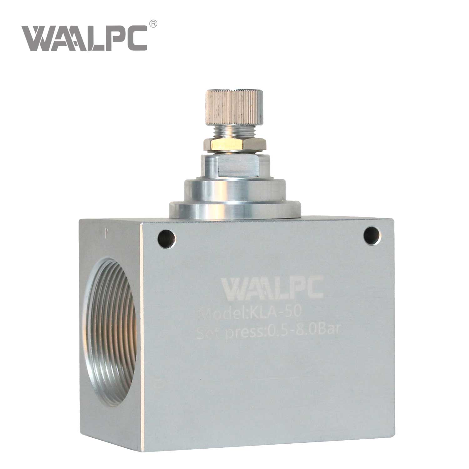 One-Way Restrictive Air Flow Control Valve KLA-10 Adjustable Speed Regulation with Durable Design