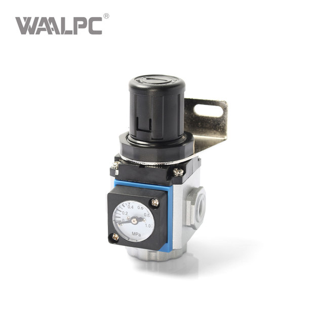 Air Compressor Pressure Regulator GR200-08 Heavy-Duty Air Pressure Regulator, 1.0 MPa Max, 1/4