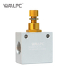 Industrial One Way Restrictive Air Flow Control Valve Adjustable Flow Regulation for Pneumatic Applications