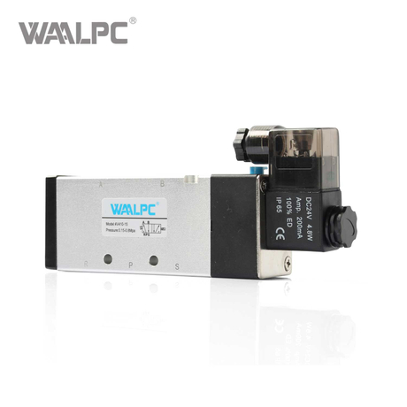 High Performance 4V410-15 5/2 Way Solenoid Valve with PT1/2 Port for Large Scale Automation