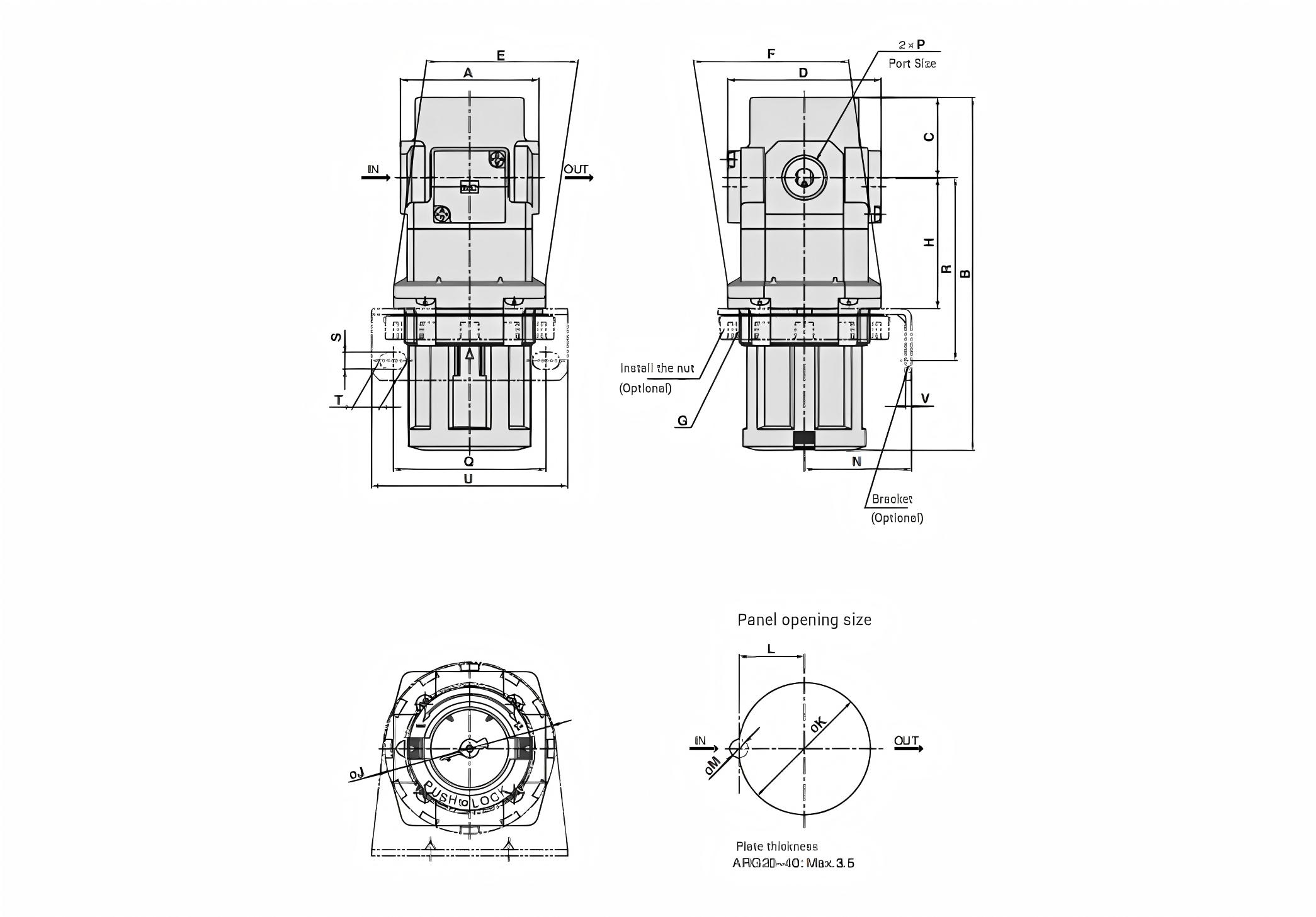 Pressure regulating valve