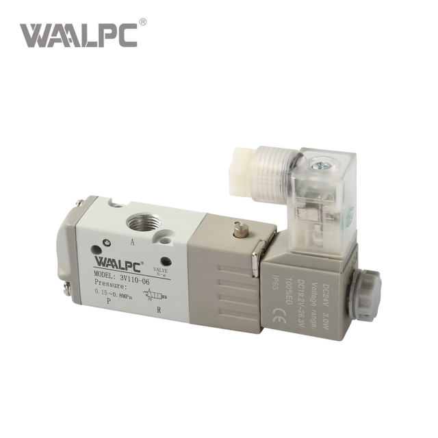 الصين المصنعة ASCO Type 3V210 Solenoid Valve Single Coil Pt1/4 '' صمام التحكم في الهواء الهوائي الكهربائي