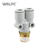 Universal Quick Connector Fitting, Brass Material with Stainless Steel Springs, for Air and Water Applications