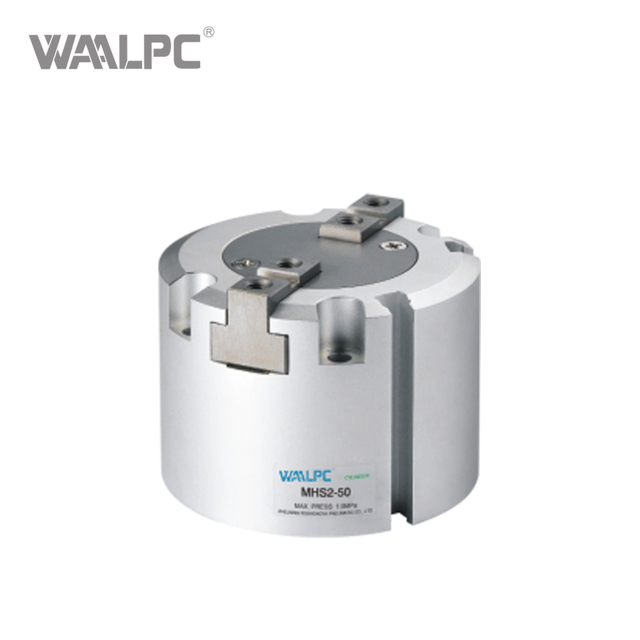SMC Type Mhs3 Mhs2 Pneumatic Gripper Cylinder Compact Air Guided Actuator with Slide Bushing Guide Double Acting Single Rod Design