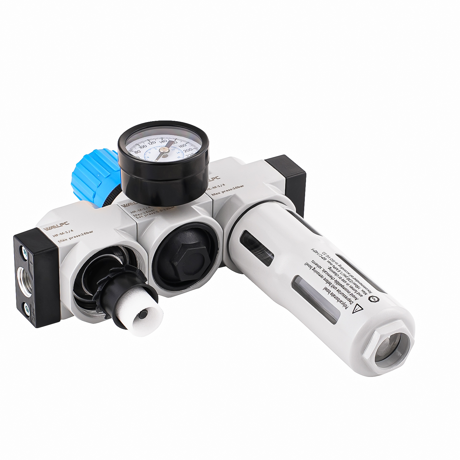 HC-MINI Festo 3/4'' 1/2'' 1/4'' 3/8'' NPT/PT/G OEM Pneumatic Compressed Pressure Regulating Valve Air Filter Regulator Lubricator Gauge RoHS FRL
