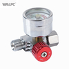 PQ Professional Air Source Treatment G1/4'' Pneumatic Pressure Regulator Aluminum Alloy1~4Bar Spray Paint Regulator