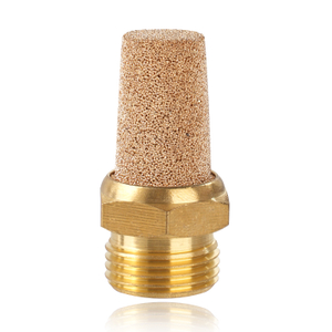 PST Sintered Exhaust Copper Pneumatic Silencer Muffler 1/8 1/4 3/8 1/2 3/4 1 Exhaust Silencer